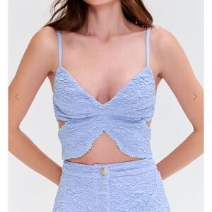 PatBo Papillon Jacquard Top